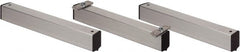 Quantum Storage - 2" Wide, Open Shelving Accessory/Component - Aluminum, Anodized Aluminum Finish, 30" Long, Use with Wire Shelving Units - Exact Tooling