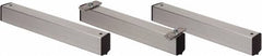 Quantum Storage - 2" Wide, Open Shelving Accessory/Component - Aluminum, Anodized Aluminum Finish, 36" Long, Use with Wire Shelving Units - Exact Tooling