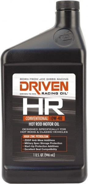 Joe Gibbs Driven Racing Oil - 1 Quart Conventional Oil - Grade 10W-40 - Exact Tooling