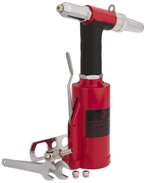 PRO-SOURCE - 1/8, 5/32 & 3/16" Capacity, Air Riveter - 4 CFM, 16mm Long Stroke, 1/4 NPT Inlet - Exact Tooling