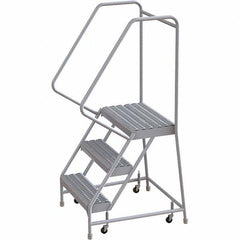 TRI-ARC - Rolling & Wall Mounted Ladders & Platforms Type: Rolling Warehouse Ladder Style: Rolling Safety Ladder - Exact Tooling