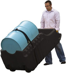 Justrite - Mobile Spill Containment Type: Poly Drum Caddy Number of Drums: 1 - Exact Tooling