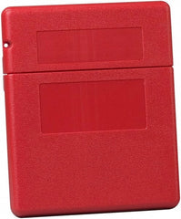 Justrite - 1 Piece Red Document Holders-Certificate/Document - 12-1/2" High x 10-1/4" Wide - Exact Tooling
