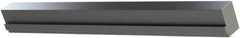 CarveSmart - 2" Wide x 3" High x 2" Thick, Flat/No Step Vise Jaw - Soft, Aluminum, Fixed Jaw, Compatible with 6" Vises - Exact Tooling