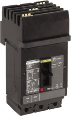 Square D - 100 Amp, 600 VAC, 3 Pole, Plug In Molded Case Circuit Breaker - Thermal Magnetic Trip, Multiple Breaking Capacity Ratings, 14-3/0 AWG - Exact Tooling