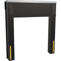 Vestil - 8' Door Width x 10' Door Height Polyester Dock Seal & Shelter Combination - Black - Exact Tooling