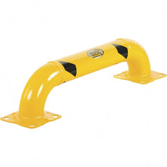 Vestil - 36" Long x 9" High, Steel Rack Guard - Low Profile, 4-1/2" Pipe - Exact Tooling