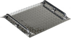 Vestil - 500 Lb Aluminum Dock Plate - 18" Long x 36" Wide x 9" High - Exact Tooling