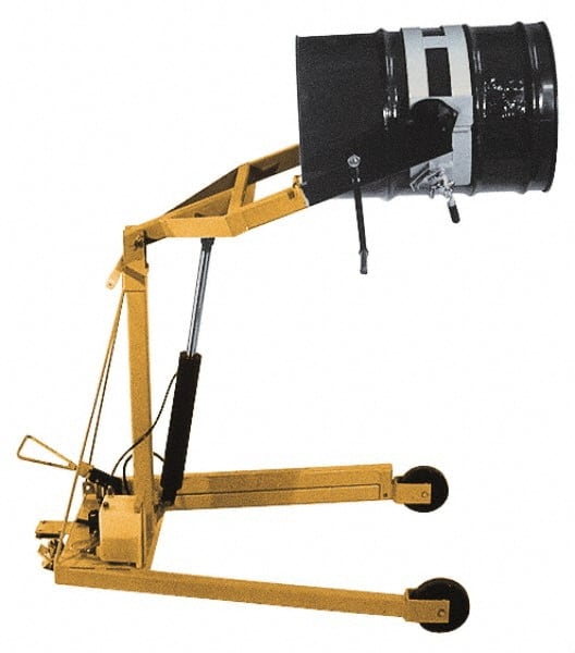 Vestil - 800 Lb Load Capacity, 55 Gal Drum Carrier/Rotator/Boom - For 55 Gal Drums - Exact Tooling