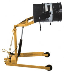 Vestil - 800 Lb Load Capacity, 55 Gal Drum Carrier/Rotator/Boom - For 55 Gal Drums - Exact Tooling