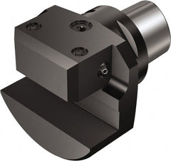 Sandvik Coromant - C4;5/8 x 5/8 System Size, Modular Tool Holding System Adapter - 1.811" Projection, 2.7559" OAL, Through Coolant - Exact Tooling