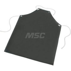 Ability One - Aprons; Garment Style: Bib Apron ; Garment Type: Chemical Resistant ; Garment Length (Inch): 45 ; Garment Size: 35" x 45" ; Color: Black ; Material: Rubber - Exact Tooling