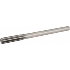 Hertel - 0.717" High Speed Steel 8 Flute Chucking Reamer - Exact Tooling