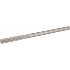 Hertel - 0.421" High Speed Steel 6 Flute Chucking Reamer - Exact Tooling