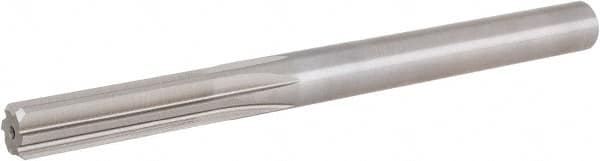 Hertel - 0.373" High Speed Steel 6 Flute Dowel Pin Chucking Reamer - Exact Tooling