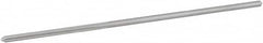 Hertel - 0.0575" High Speed Steel 4 Flute Chucking Reamer - Straight Flute, 0.051" Straight Shank, 1/2" Flute Length, 2-1/2" OAL - Exact Tooling