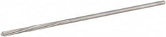 Hertel - 5/64" High Speed Steel 4 Flute Chucking Reamer - Spiral Flute, 0.072" Straight Shank, 3/4" Flute Length, 3" OAL - Exact Tooling