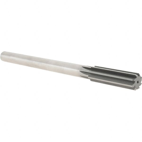 Hertel - 0.755" High Speed Steel 8 Flute Chucking Reamer - Exact Tooling