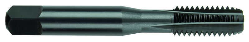 7/16-14 Dia. - GH3 - 4 FL - Premium HSS - Black Oxide - Semi Bottoming Straight FL Tap - Exact Tooling