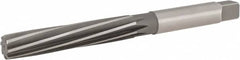 Hertel - 1-1/16" Diam, Straight Shank, 5.63" Flute, Hand Reamer - Exact Tooling