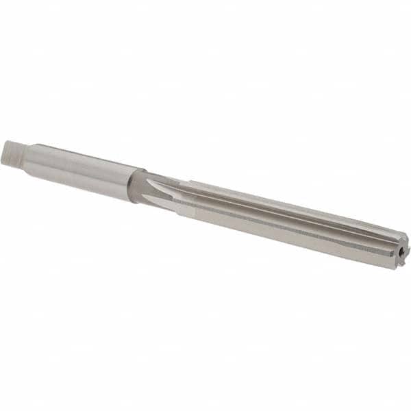 Hertel - 3/8" Diam, Straight Shank, 2-1/2" Flute, Hand Reamer - Exact Tooling