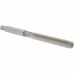 Hertel - 3/8" Diam, Straight Shank, 2-1/2" Flute, Hand Reamer - Exact Tooling