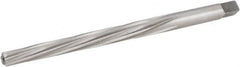 Hertel - #3 Pin, 0.2294" Diam, 0.1813" Small End, 15/64" Diam Straight Shank, 2-5/16" Flute, Taper Pin Reamer - Exact Tooling