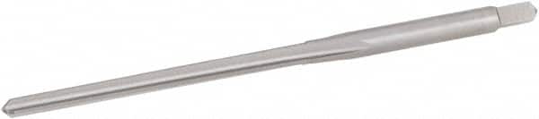 Hertel - #2/0 Pin, 0.1462" Diam, 0.1137" Small End, 5/32" Diam Straight Shank, 1-9/16" Flute, Taper Pin Reamer - Exact Tooling