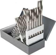 Hertel - 1/16" to 1/2", Chucking Reamer Set - Spiral Flute, Right Hand Cut, 29 Pieces - Exact Tooling