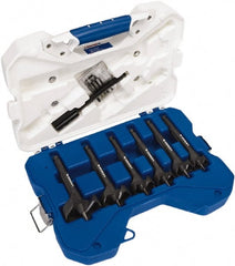 Lenox - 1-1/8 to 2-9/16", Oxide Finish, Bi-Metal Auger Drill Bit Set - Exact Tooling