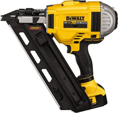 DeWALT - Cordless Framing Nailer - 0.13 Gauge Nail Diameter, 2 to 3-1/2 Inch Long Nail, Lithium-Ion, Battery and Case Included - Exact Tooling