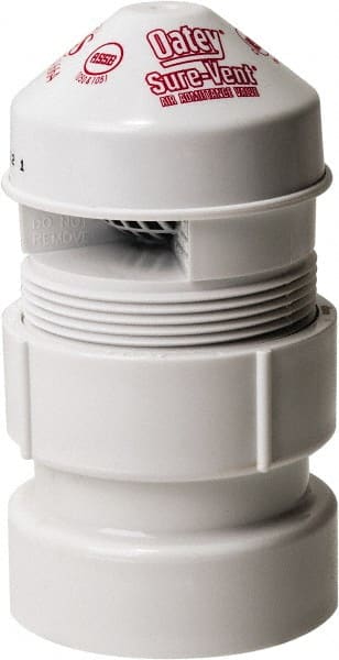 Oatey - Faucet Replacement Air Admittance Valve - PVC, Use with Up to 3" Vent Pipes - Exact Tooling