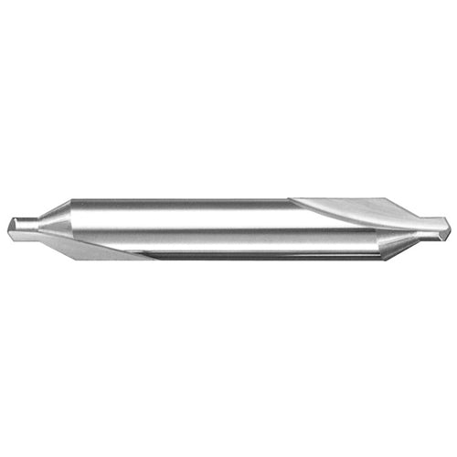 #3 × 2″ OAL 60 Degree Carbide Plain Combined Drill and Countersink AlTiN - Exact Tooling