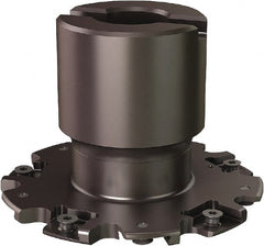 Seco - Shell Mount Connection, 0.8071" Cutting Width, 0.807" Depth of Cut, 3" Cutter Diam, 3/4" Hole Diam, 10 Tooth Indexable Slotting Cutter - R335.19 Toolholder, 335.19-1103 Insert - Exact Tooling