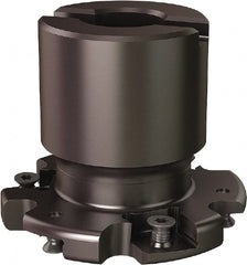 Seco - Shell Mount Connection, 0.5551" Cutting Width, 0.555" Depth of Cut, 2-1/2" Cutter Diam, 3/4" Hole Diam, 6 Tooth Indexable Slotting Cutter - R335.19 Toolholder, 335.19-1205 Insert - Exact Tooling