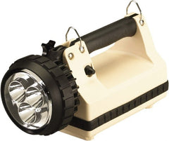 Streamlight - White LED Bulb, 540 Lumens, Spotlight/Lantern Flashlight - Beige Plastic Body, 1 6V Battery Included - Exact Tooling