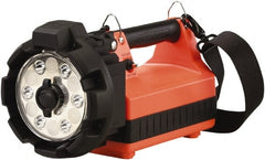 Streamlight - White LED Bulb, 5,300 Lumens, Spotlight/Lantern Flashlight - Orange Plastic Body, 1 12V Battery Included - Exact Tooling