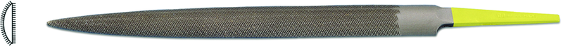 6" INOX Half-Round File, Cut 2 - Exact Tooling