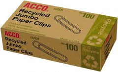 ACCO - 4-1/2" Wide Paper Fastener - Silver - Exact Tooling