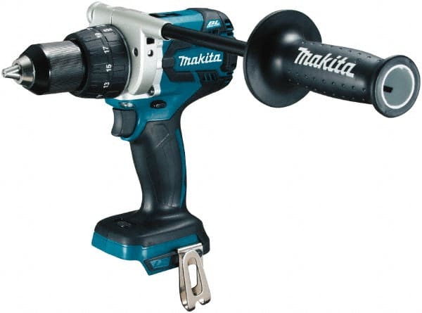 Makita - 18 Volt 1/2" Chuck Pistol Grip Handle Cordless Drill - 0-400 & 0-1500 RPM, Keyless Chuck, Reversible, Lithium-Ion Batteries Not Included - Exact Tooling