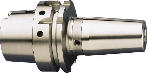 HAIMER - 10mm Hole Diam, HSK40A Taper Shank Shrink Fit Tool Holder & Adapter - 80mm Projection, 24mm Nose Diam, 42mm Clamping Depth, 25,000 RPM - Exact Tooling