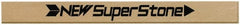 Value Collection - Flat Ceramic Finishing Stick - 40mm Long x 1mm Wide x 4mm Thick, 180 Grit - Exact Tooling