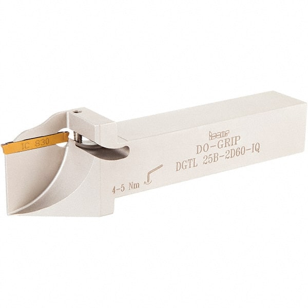 Iscar - External Thread, 0.197" Max Depth of Cut, 2.39mm Min Groove Width, 5" OAL, Left Hand Indexable Grooving Cutoff Toolholder - 3/4" Shank Height x 3/4" Shank Width, C#-ASH../PENTA 34F Insert Style, PCHPLS Toolholder Style, Series PentaCut - Exact Tooling