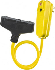 Tower - GFCI Cords & Power Distribution Centers Mount Type: Right Angle Number of Outlets: 3 - Exact Tooling