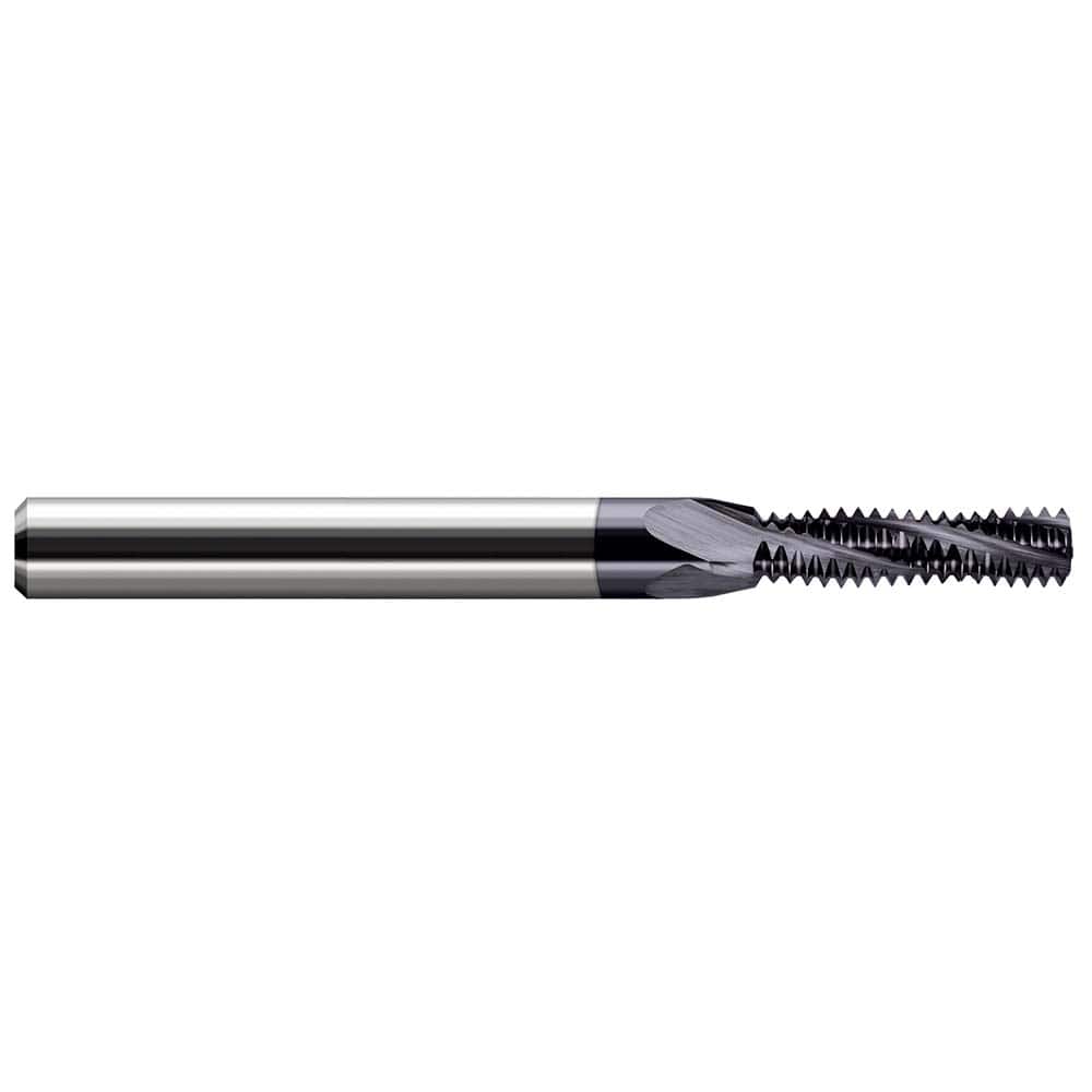 Harvey Tool - 5/16-18 Internal 18 TPI 5/16" Shank 3-Flute Solid Carbide Helical Flute Thread Mill - Exact Tooling