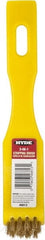 Hyde Tools - Wire Surface Preparation Brush - 2-1/2" Bristle Length, Nylon Handle - Exact Tooling
