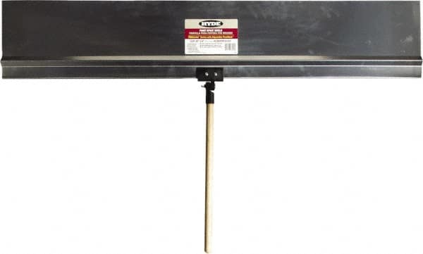 Hyde Tools - 48" Wide Flexible Blade Aluminum Painters Assistant - Stiff, Wood Handle - Exact Tooling