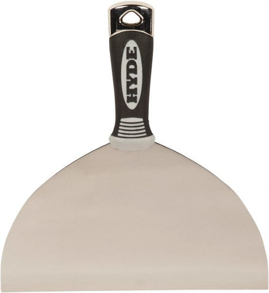 Hyde Tools - 8" Wide Flexible Blade Stainless Steel Joint Knife - Flexible, Plastic Handle - Exact Tooling