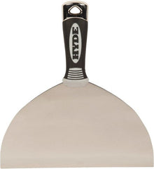 Hyde Tools - 8" Wide Flexible Blade Stainless Steel Joint Knife - Flexible, Plastic Handle - Exact Tooling