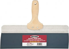 Hyde Tools - 14" Wide Flexible Blade Steel Joint Knife - Flexible, Hardwood Handle - Exact Tooling
